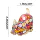 thumbnail image 3 of xihome Figura decorativa de gato tumbado, de resina, con grava de cristal. Ideal para decorar el hogar, el dormitorio o como regalo navideño., 3 of 7