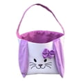 thumbnail image 2 of Kripyery Easter Basket Foldable Ear Exquisite Workmanship Fine Stitch Bow-knot Tote Bags Buckets for Eggs, 2 of 8