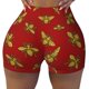 thumbnail image 2 of Balery Hohey Bee Golden Pantalones cortos de entrenamiento estampados para mujer, sin costuras, ajustados, para gimnasio, yoga, correr, deportes, ejercicio activo, fitness.-Small, 2 of 8