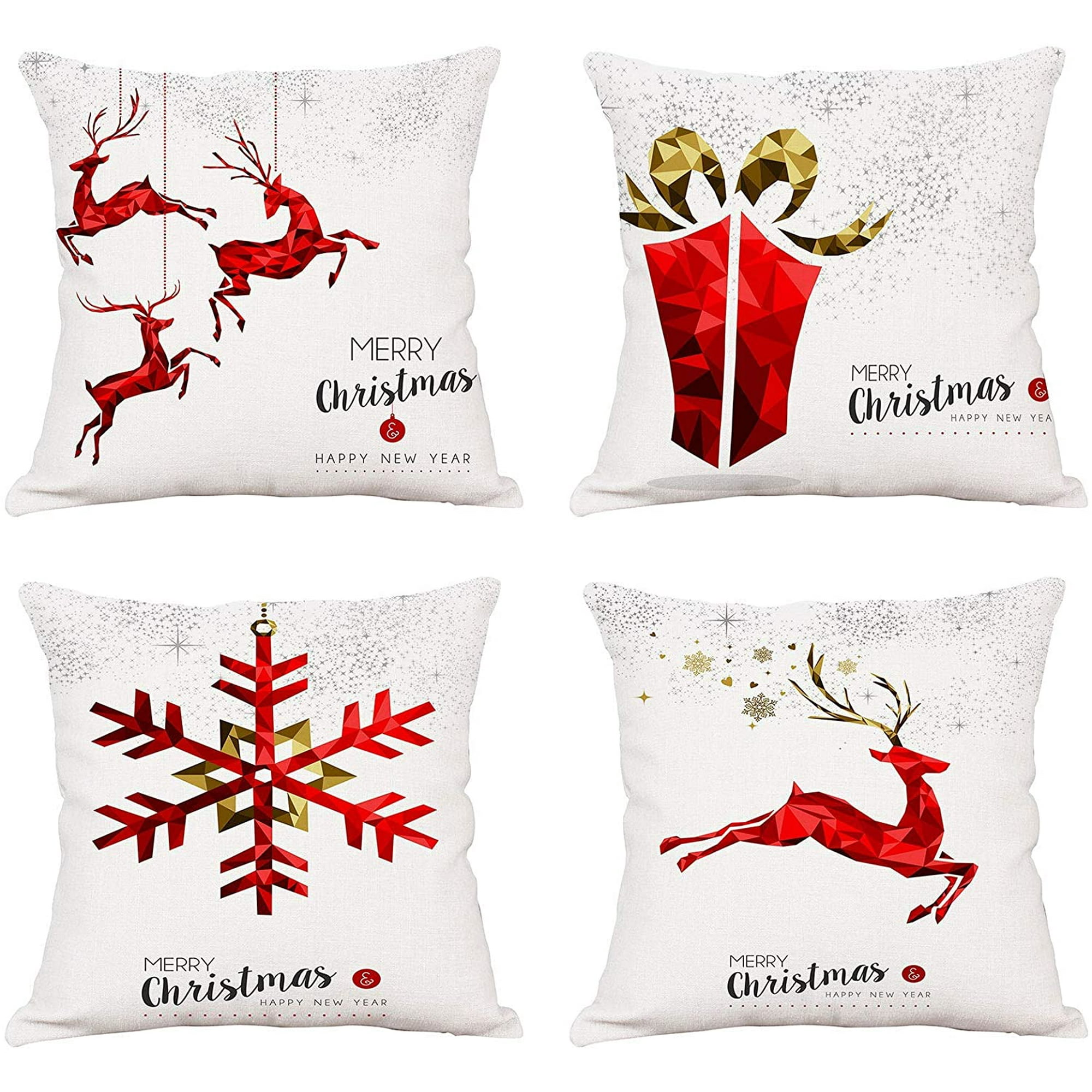 12x12 christmas pillow covers sale