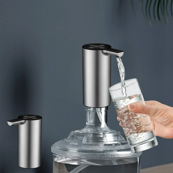 Byikun Portable Water Bottle Pump Desktop Water Bottle Dispenser For 5 Gallon Universal Bottles USB Charging Automatic Water Dispenser Home Office Outdoor