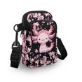 thumbnail image 3 of HELLHERO Crossbody Small Crossbody Bags Candy Cane and Snowflake Stylish Polyester with Adjustable Strap Adults 4.33x1.97x7.09 Travel, Outdoor and Daily Use, 3 of 7