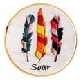 thumbnail image 1 of Kits de bordado de punto de cruz con imágenes para bordar, hermosas flores Hojas, 1 of 9
