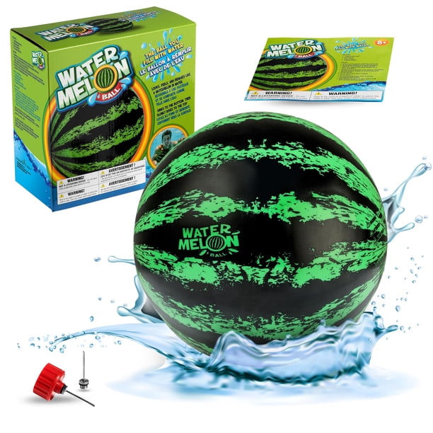 Watermelon Ball Los juguetes originales para la piscina para niños de 8 a 12 años - Bola de piscina de 9 pulgadas para adolescentes y adultos Familia - Juegos de piscina Juguetes para la piscina Juego