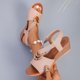 thumbnail image 5 of MKLEKYY Sandalias para Dama de Verano para Mujer, Con Banda Elástica Lisa, Informales, Con Punta Abierta, Cómodas Sandalias de Playa, 5 of 5
