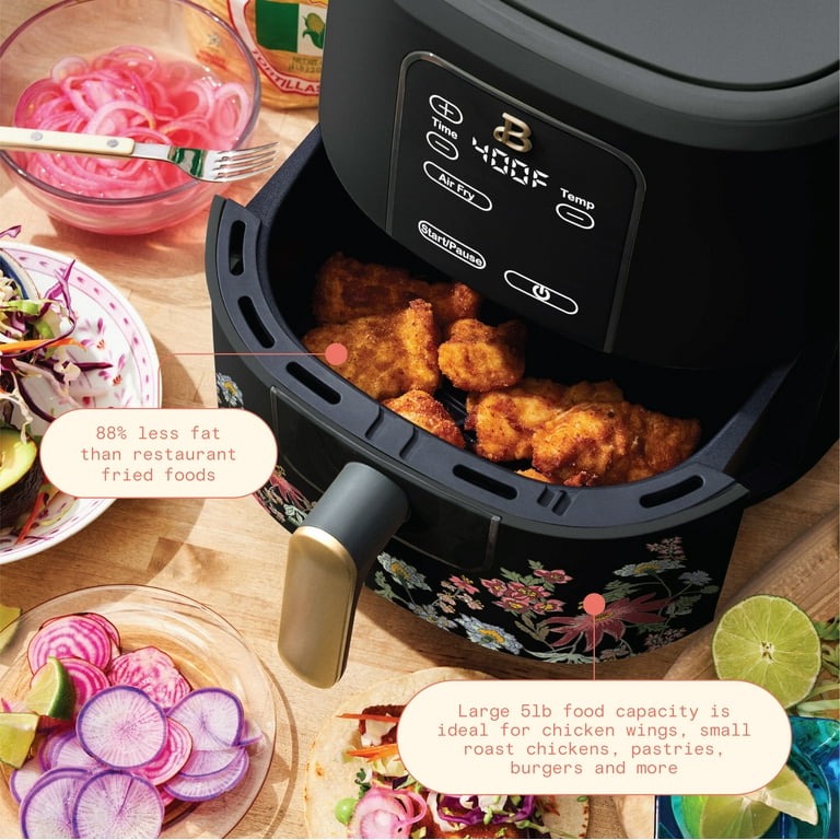 Beautiful 6 Qt Air Fryer with TurboCrisp Technology, Wildflower by
