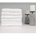 thumbnail image 7 of Pacific Linens Bath Towels Set - 22 x 44 inch 100% Cotton - Lightweight Thin Commercial, Bulk Towels, Pool, Spa, Gym, Home 6 White, 7 of 7