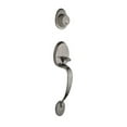 thumbnail image 5 of Copper Creek Mid Century Modern Satin Stainless Door Handleset, 5 of 7
