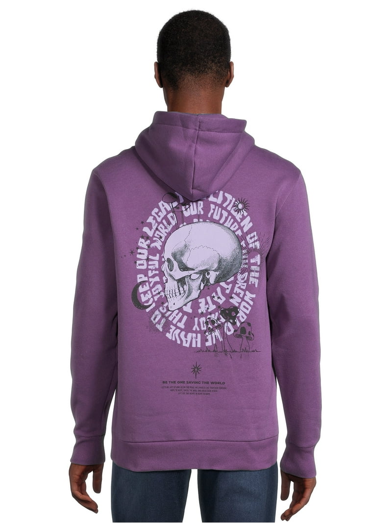 No Boundaries Men's and Big Men's Graphic Hoodie Sweatshirt, Sizes