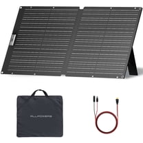 ALLPOWERS 100W Portable Solar Panel for Power Station, Foldable Solar Charger with High Efficiency & IP68 Waterproof, Fast Charging Outdoor Camping, RV, Emergency