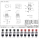 thumbnail image 4 of Riwesomey Botones eléctricos de 5 piezas, tapas redondas de reinicio automático, componentes de interruptores de alimentación de contacto de Herramientas y ferretería Negro, 4 of 6