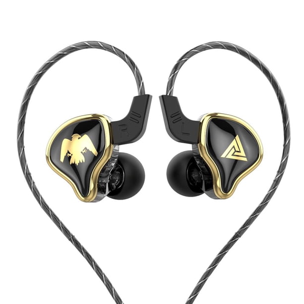 AK6 Auriculares Música Ares HiFi Bajo con cable Auriculares con cable Auriculares Negro