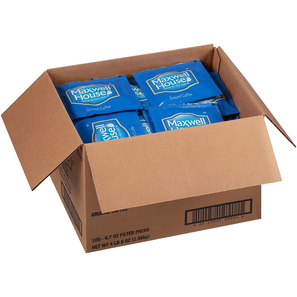 Maxwell House Medium Roast Ground Coffee Filter Packs (0.7