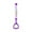 Purple, variant on Water Spray Showerhead Toy for Pool Parties Water Festivals Concerts Family Gatherings Outdoor Summer Activities
