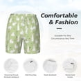 thumbnail image 5 of Balery Rabbit And Carrot (2) Mens Swim Trunks Swim Shorts for Men Quick Dry Inseam Beach Shorts with Compression Liner Pocket-XX-Large, 5 of 9