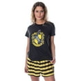 thumbnail image 7 of Harry Potter Women's Hogwarts Castle Crest 2 Piece Pajama Short Set Sleepwear Slytherin Hufflepuff Gryffindor Ravenclaw, 7 of 7