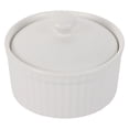 thumbnail image 4 of EeaseCA 1 Pce Beau Bol à Soufflé en Céramique Bol de Cuisson à la Vapeur Adorable avec Couvercle, 4 of 7