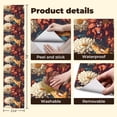 thumbnail image 5 of Peel and Stick Wallpaper 23.6in x 9.8ft Detailed Moth Flower Etching Faded Warm Hues Contact Paper Vinyl Waterproof Self Adhesive Wall Paper for Bedroom Shelf Cabinet Renter Friendly, 5 of 8