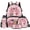 Axolotl Books, variant on Capybara 4 Piece School Backpack Set with Portable Lunch Bag Multifunctional Pencil Case Water Bottle Bag Carrier for Sports Travel & School