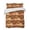 Dark Brown, variant on Quilts Twin Size Bedding Set, Western Cowboy Lightweight Quilted Comforter, Farmhouse Tropical Cactus Nature Scenery Soft Reversible Bedspread Coverlet with Pillow Covers for All Season, 68" x 86"