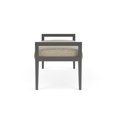 thumbnail image 2 of Pemberly Row Waiting Reception 2 Seat Bench Wood Frame in Brown, 2 of 5