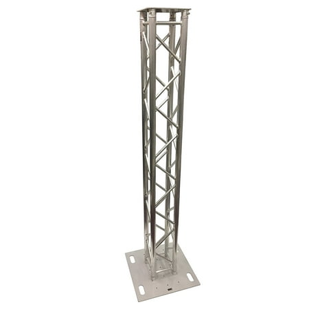 Cedarslink 2.5 Meter 8.20 Ft Truss Aluminum DJ Lighting Tower Square Trussing Totem With 12"x13" Top Plate