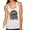 Heather White, variant on Funny Neon Sloth | Dean Russo Art Animal Lover Tri-Blend Racerback Sleeveless Top, Brown, XL