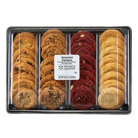 Freshness Guaranteed Assorted Summer Bakery Cookie Platter, 32 oz, 32 Count