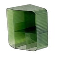 thumbnail image 2 of 4 Grids Trapezoidal Desktop Storage Box, Makeup Organizer, PP Plastic Clear Case for Cosmetics, Remote Controls, Skincare Products, Stationery with Multiple Usages, 2 of 8