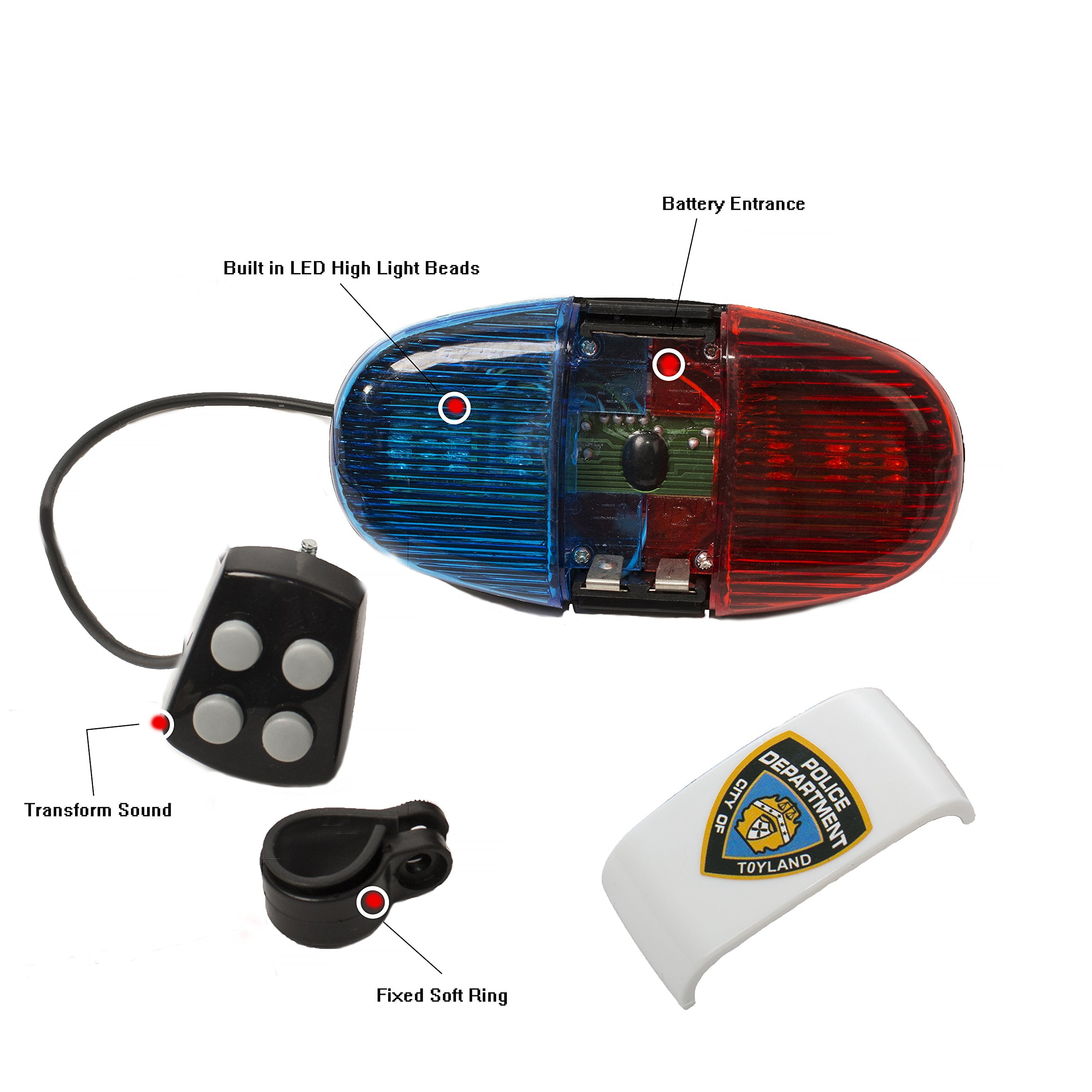 bicycle siren and lights