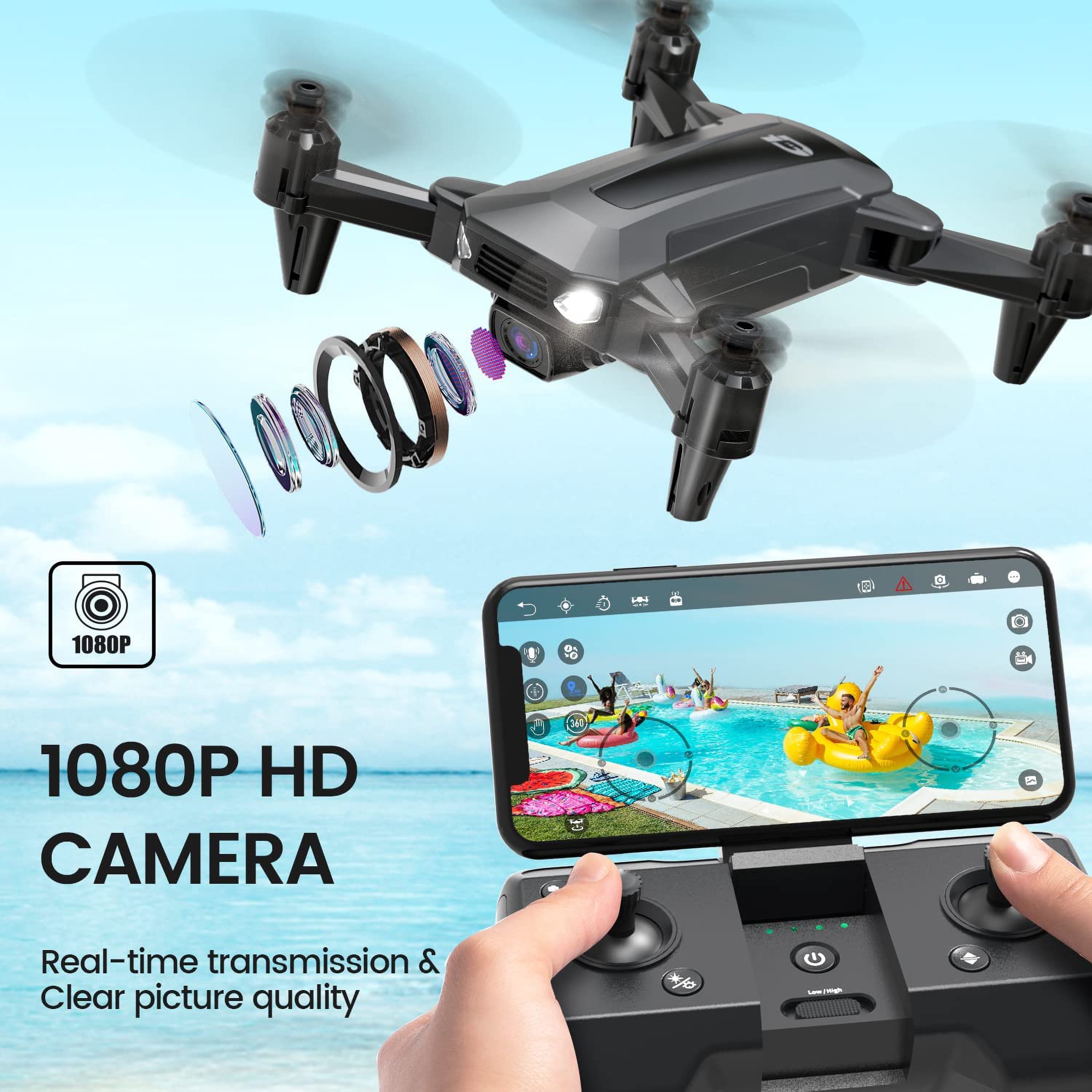 DEERC D40-BK D40 Drone 1080P Camera RC Quadcopter with Headless Mode