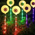 thumbnail image 5 of Set of 6 Garden Lights Halloween Decorations Outdoor, LED Battery Powered Globe Lights for Outside Yard Patio Pathway Party Halloween Decor, Halloween Eyeball Light, Halloween Lights Party Supplies, 5 of 8