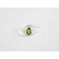 thumbnail image 7 of 925 Sterling Silver Peridot Healing Gemstone August Birthstone Ring For Women Birthday Wedding Promise Gift For Her, 7 of 7