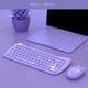 thumbnail image 3 of Bonito juego de y ratón inalámbricos con , 84 teclas para ordenador portátil Púrpura perfke Teclado inalambrico, 3 of 8