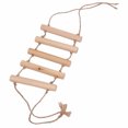 thumbnail image 4 of YUEHAO Pet Supplies Birds Toys Pet Toy Accessories Bridge Ladder Wooden Singing Cockatiel Parrot Khaki, 4 of 4