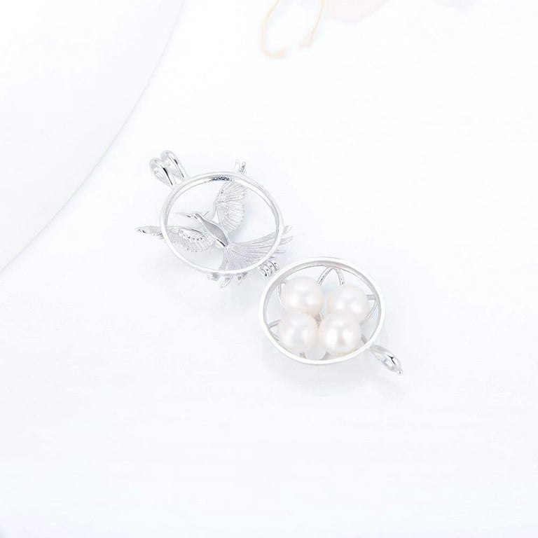 C030120 Sterling Silver Freshwater Pearl Cage Pendant Necklace Jewelry  Locket For Pearl Party - Buy C030120 Sterling Silver Freshwater Pearl Cage  Pendant Necklace Jewelry Locket For Pearl Party Product on