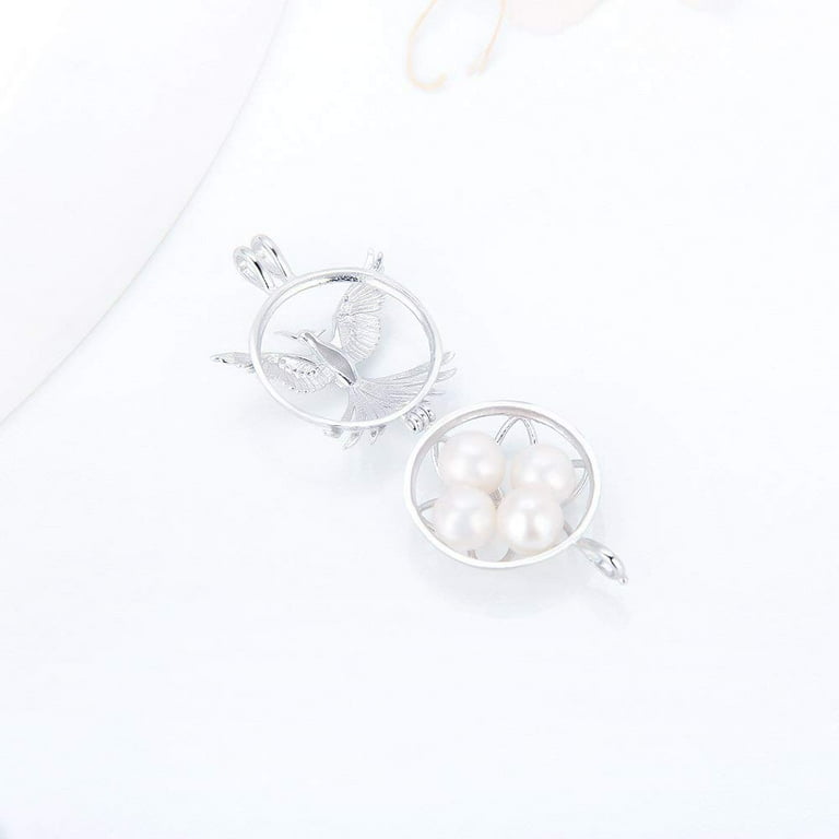 C030120 Sterling Silver Freshwater Pearl Cage Pendant Necklace Jewelry  Locket For Pearl Party - Buy C030120 Sterling Silver Freshwater Pearl Cage  Pendant Necklace Jewelry Locket For Pearl Party Product on