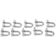 thumbnail image 5 of 10 Uds M5 grillete recto D acero inoxidable tipo D aparejo cadena grillete gancho eslinga tornillo, 5 of 10