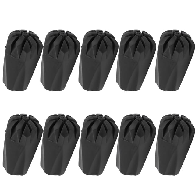 10 Uds bastones de escalada cubierta de pie con punta de goma protectores de punta de bastón accesorios de senderismo YUNYI BRAND Deportes