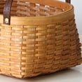 thumbnail image 7 of UDIYO Storage Basket Eye-catching Reinforced Handle Wood Clothes Sundries Organizer Wicker Basket for Home, 7 of 7