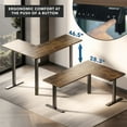 thumbnail image 5 of XL Electric Height Adjustable Corner Standing Desk, 5 of 10