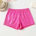 thumbnail image 2 of HAOTAGS Girls Summer High Waisted Pull-On Shorts Comfortable Casual & Athletic Summer Shorts for Kids Hot Pink Size 9/10, 2 of 10