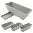 thumbnail image 1 of 4pcs Window Box Planter Vegetable Flower Planter Box Rectangular Flower Pot Window Vegetable Growing Container, 1 of 9