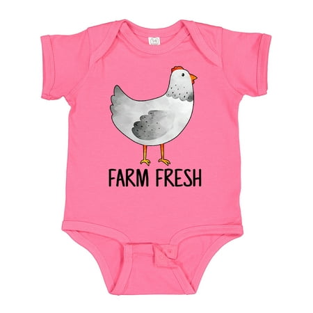 

Inktastic Farming Chicken Farm Fresh Gift Baby Boy or Baby Girl Bodysuit