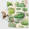 thumbnail image 6 of Rocae Cactus And Succulent for Pet Blanket Dog Blanket Cat Blanket Soft Sleep for Small Medium Pet-Large, 6 of 8