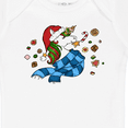 thumbnail image 4 of Inktastic Cute Christmas Unicorn with Cookies Boys or Girls Baby Bodysuit, 4 of 5