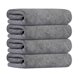 thumbnail image 2 of Toalla JML de microfibra, paquete de 4 unidades, 76 x 152 cm, color gris floral, 2 of 2