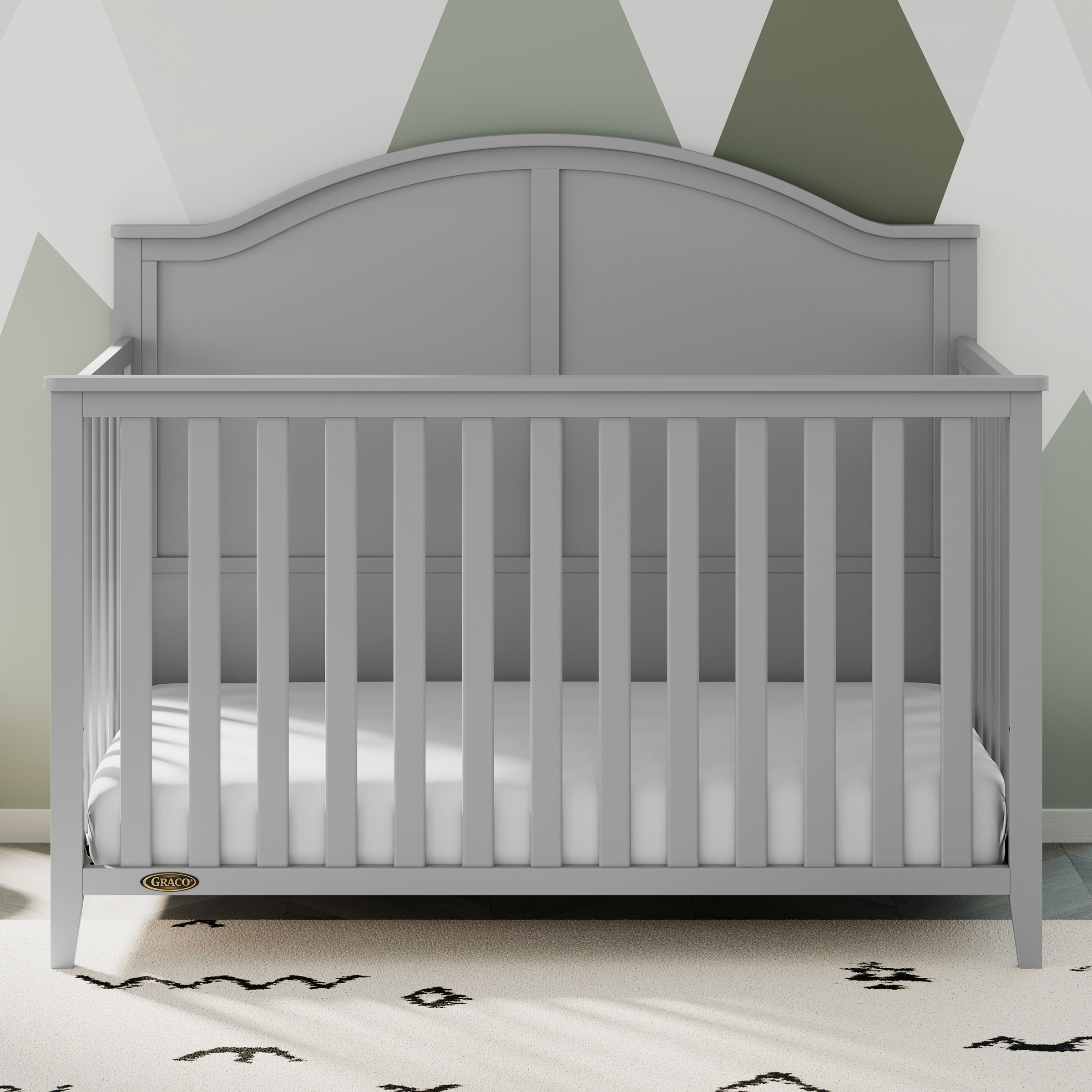 Graco Wilfred 5-in-1 Convertible Baby Crib, Pebble Gray - image 3 of 13