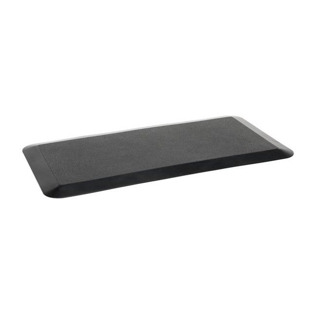 OFM SFMT-L-BLK 39 x 20 in. Core Collection Anti-Fatigue Mat, Black - Large