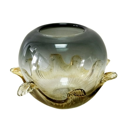 Dale Tiffany Av15532 Multi Colored Amber Leaf 7 Tall Hand Blown